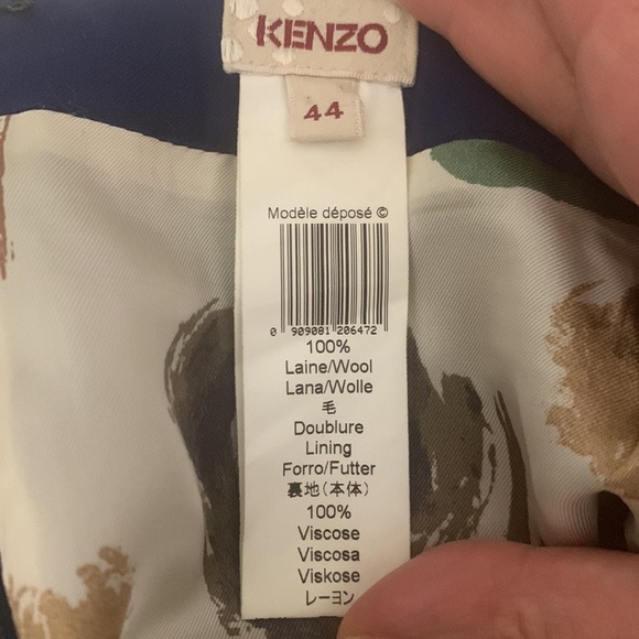 Kenzo indigo skirt. Size 44It, 12US - Picture 6 of 9